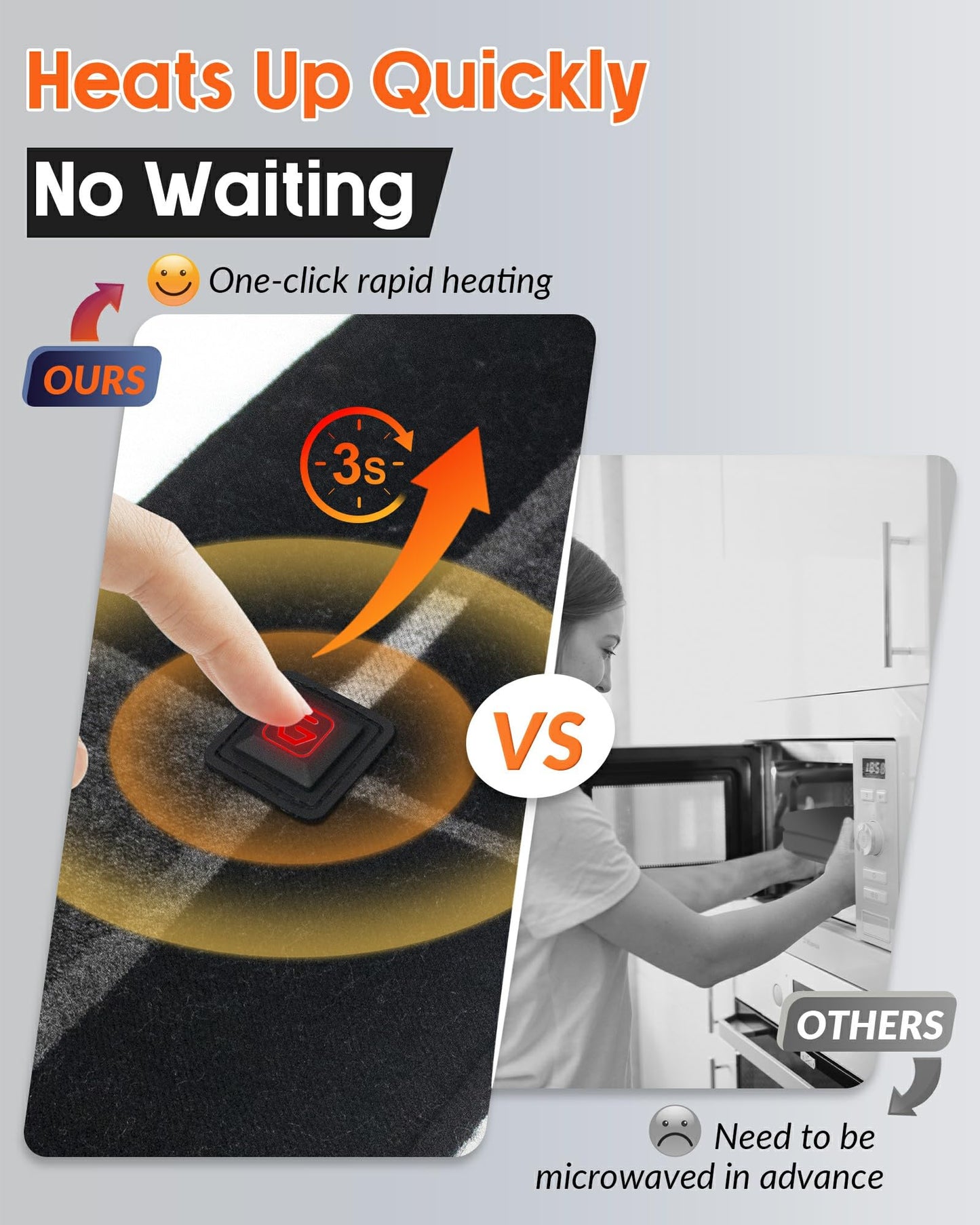 Genovega Graphene Heated Scarf for Women Men Boyfriend Dad Father Husband Brother Grandpa Boss Unique Christmas Gifts Rechargeable Electric Neck Heating Shawl Pad Accessory Winter Must Have Grey Brown