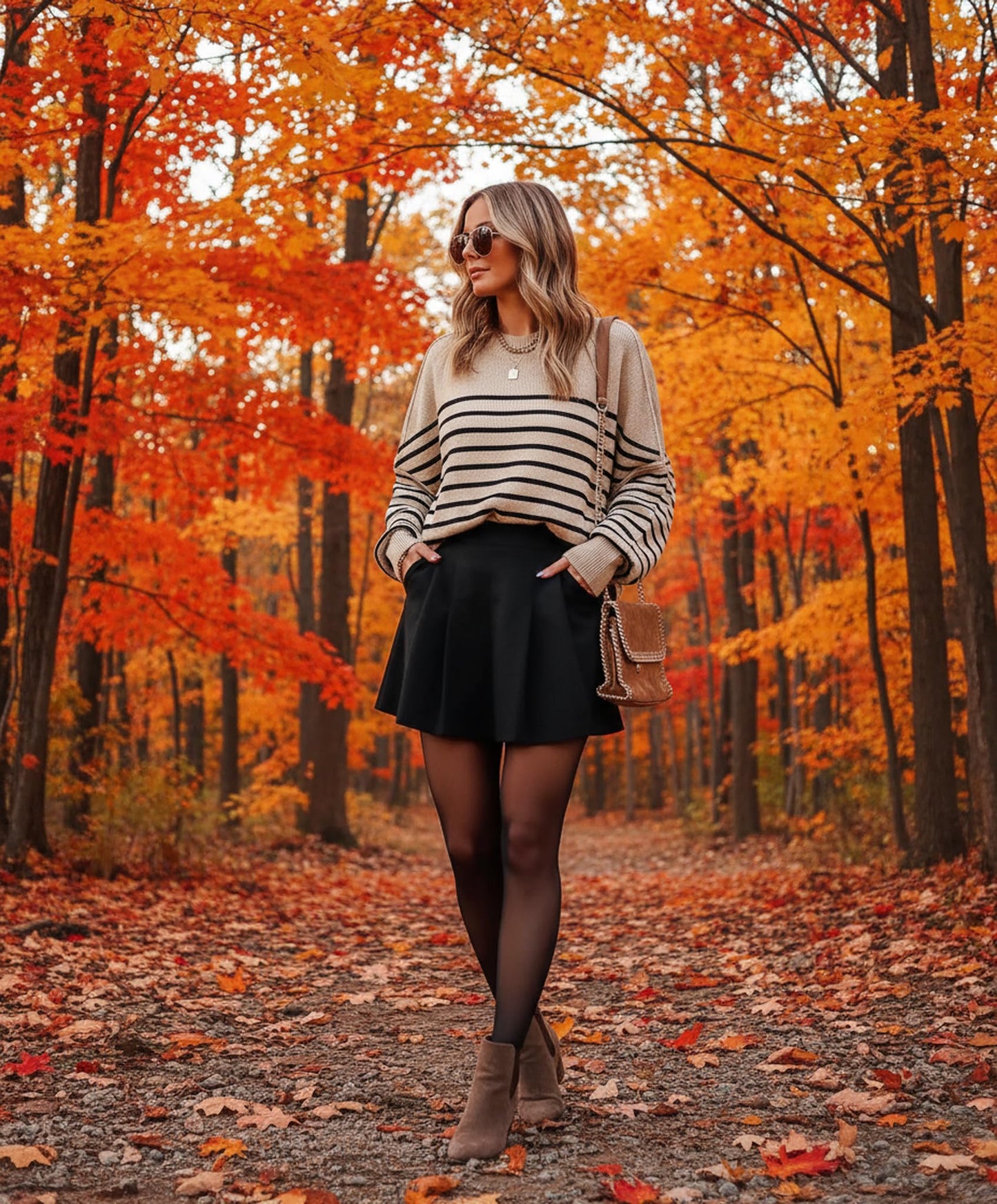 Women's Oversized Crewneck Sweaters Batwing Long Sleeve Side Slit Ribbed Knit Pullover Sweater Tops