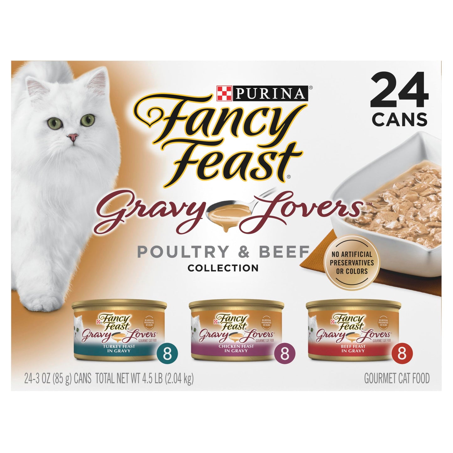 Purina Fancy Feast Gravy Lovers Variety Pack (24-Count)