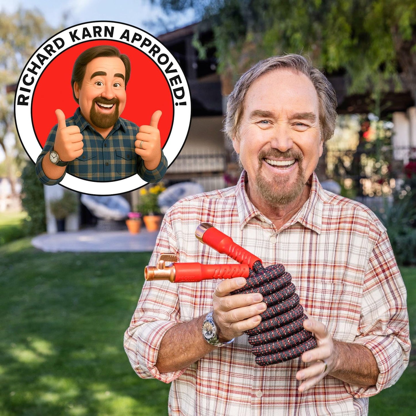 Pocket Hose Ballistic 100 FT Expandable Garden Hose, No-Kink, As Seen on TV