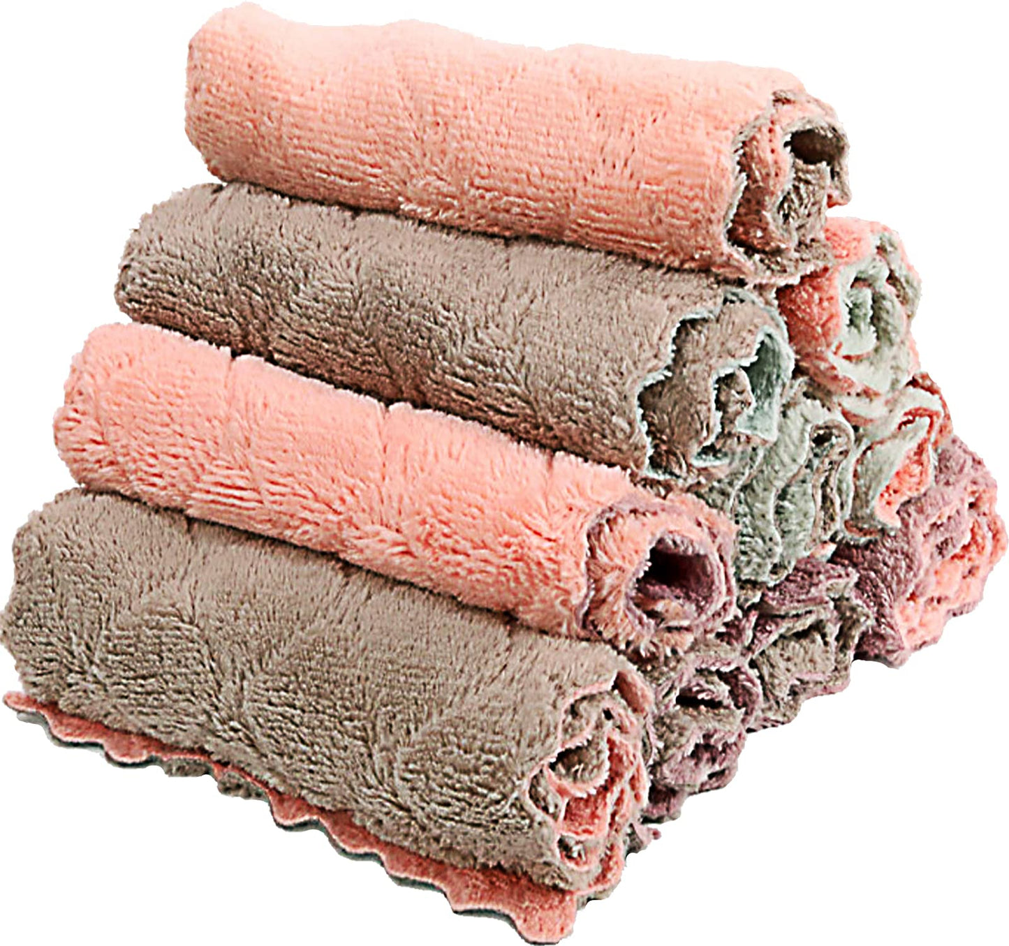SAOYOAS Microfiber Kitchen Cloths (10-Pack)