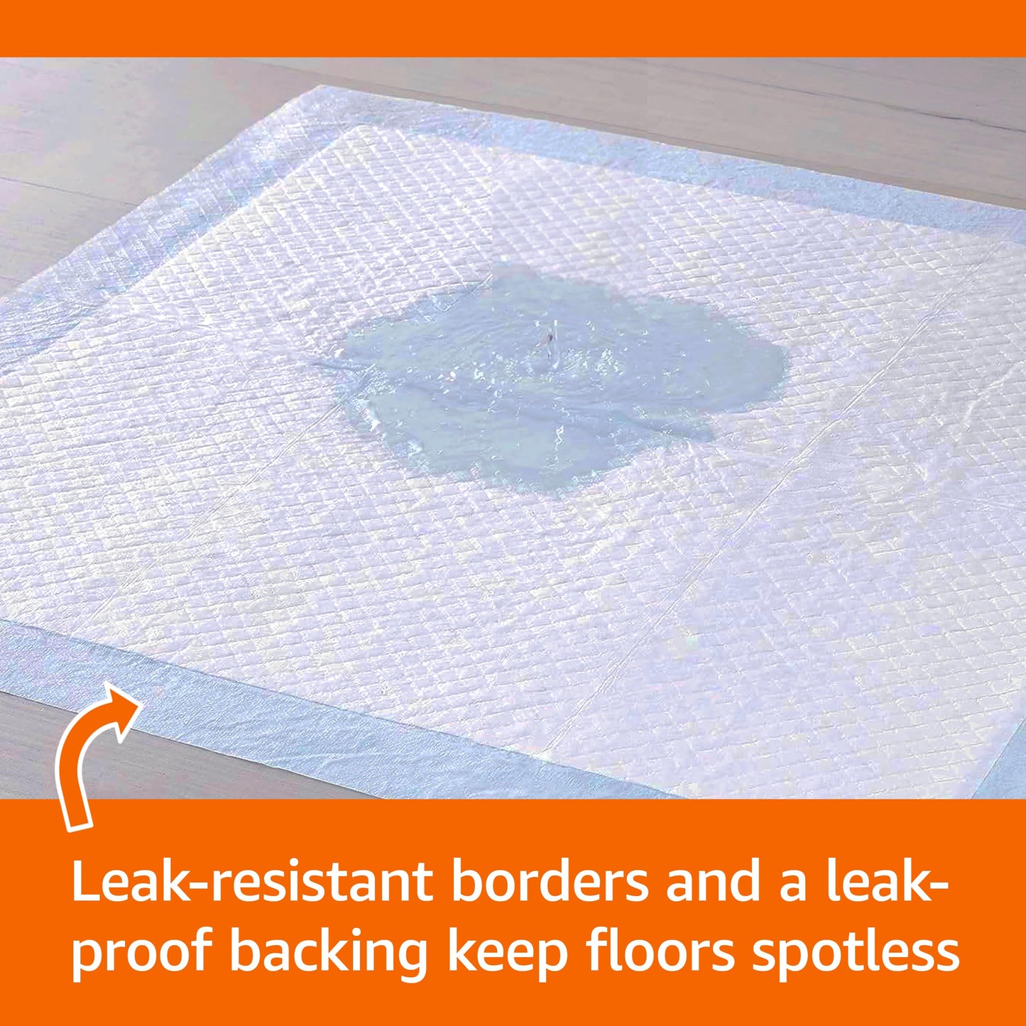 Amazon Basics Dog Training Pee Pads, 22x22" (100-Count)