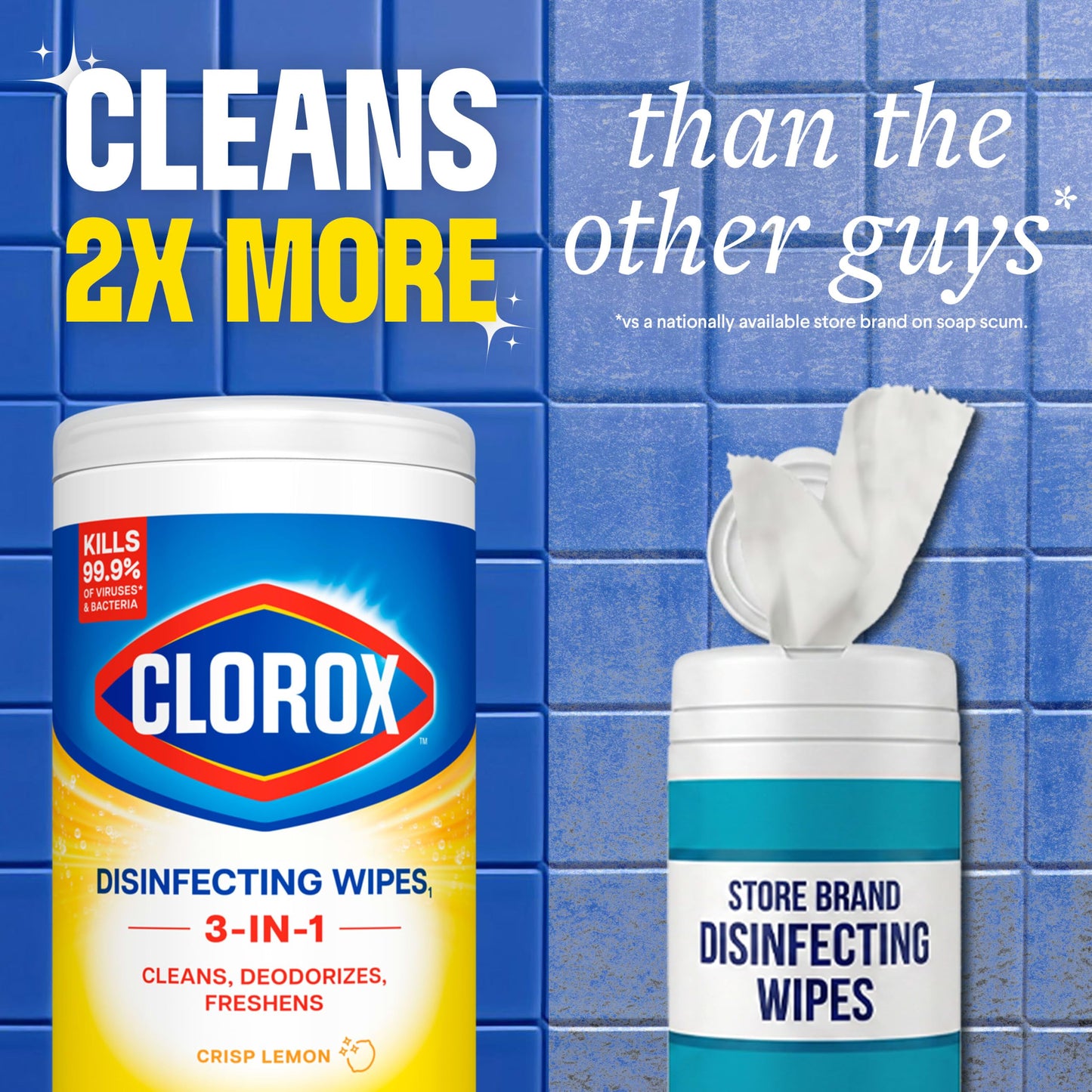 Clorox Disinfecting Wipes, 75 Count Each, Pack of 3 (Package May Vary)