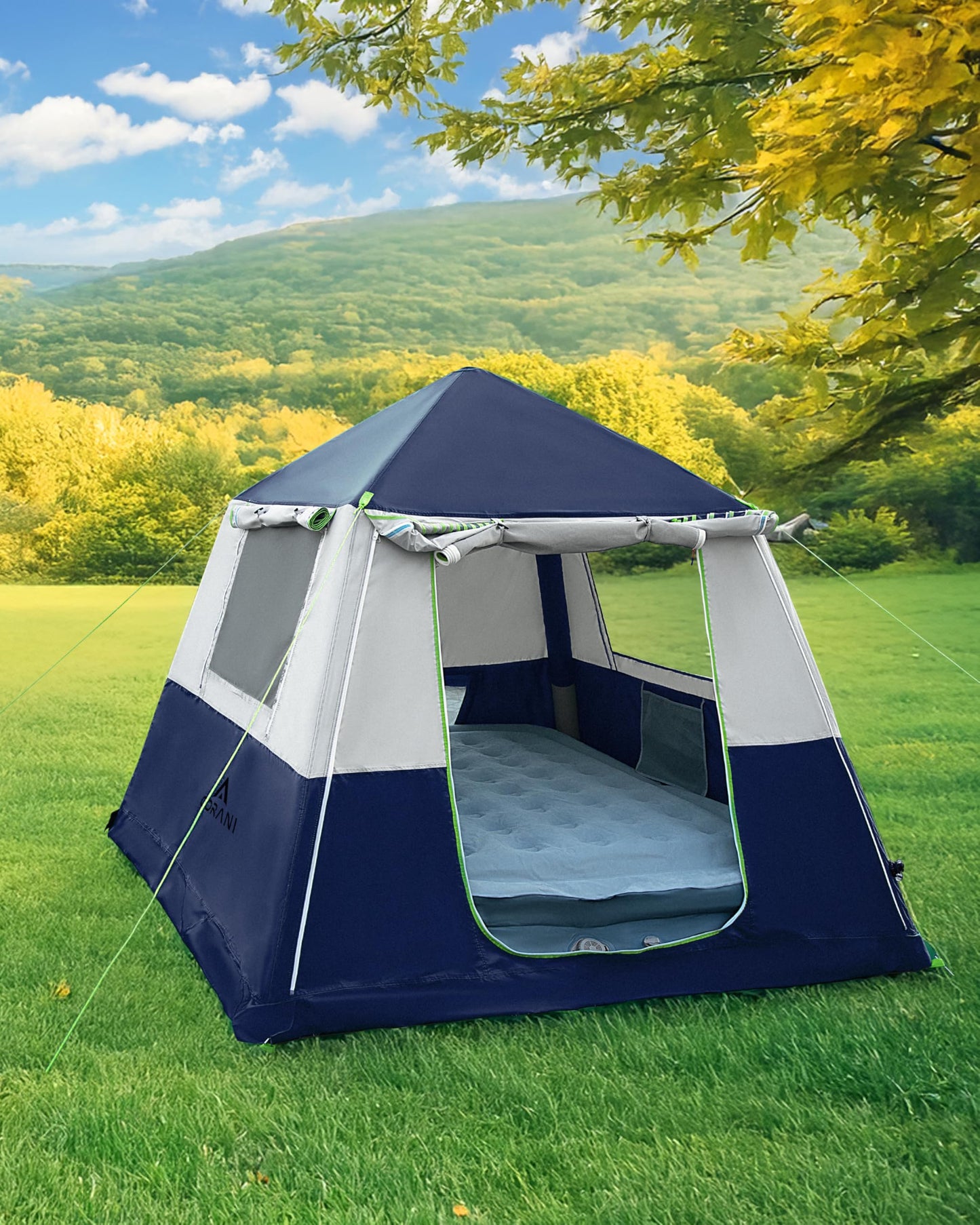 CORANI Inflatable Camping Tent, 1-4 Person